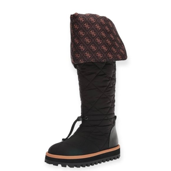 Guess Shoes Guess Ladiva Tall Quilted Boots Overtheknee Boot Womens Shoes Poshmark